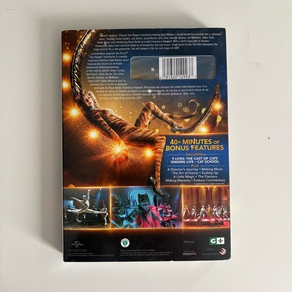 5/$5 Cats DVD with Stunning Blue and Gold Cover - Picture 2 of 3